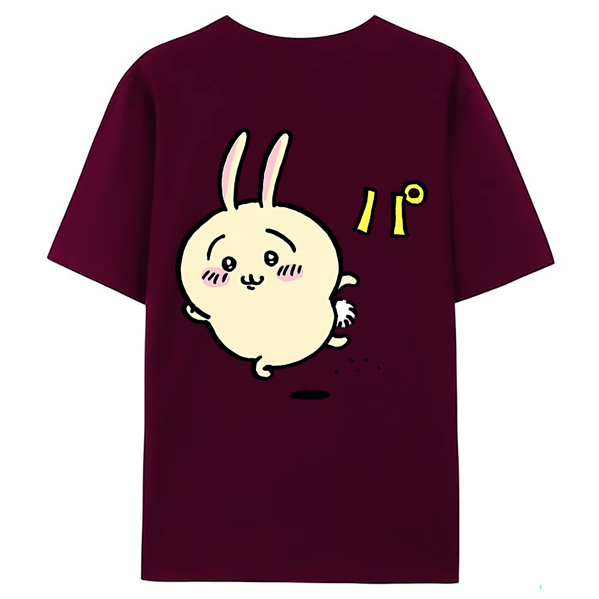 （画像用） ちいかわ うさぎ Chii-kawa usagi レディース半袖Tシャツ(バックプリント)